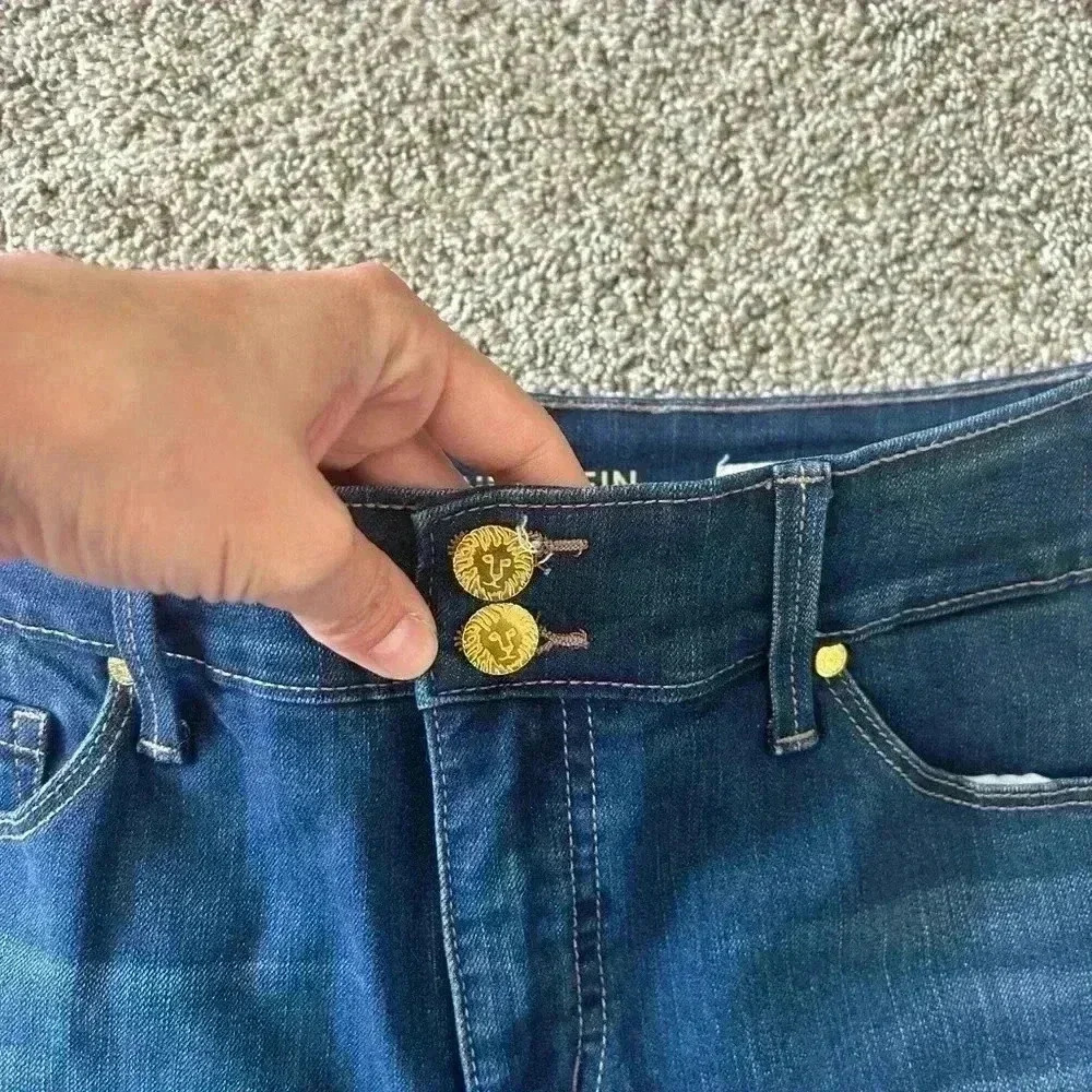 Anne Klein high rise slim straight size 8 petite - Picture 2 of 4